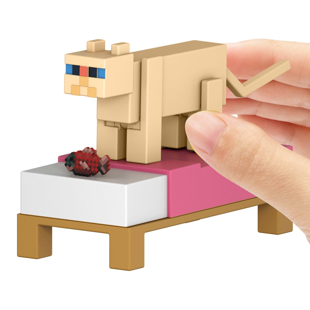 Minecraft Vanilla Figura de Acción Gato Persa 3.25