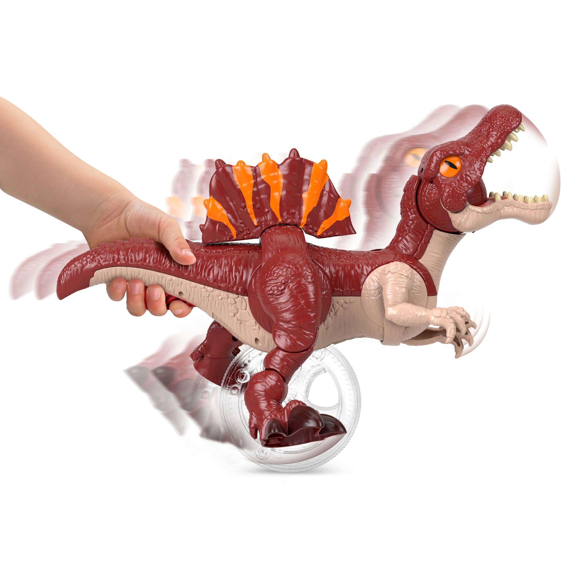 Imaginext Jurassic World Dinosaurio de Juguete Rebirth Spinosaurus Corredor