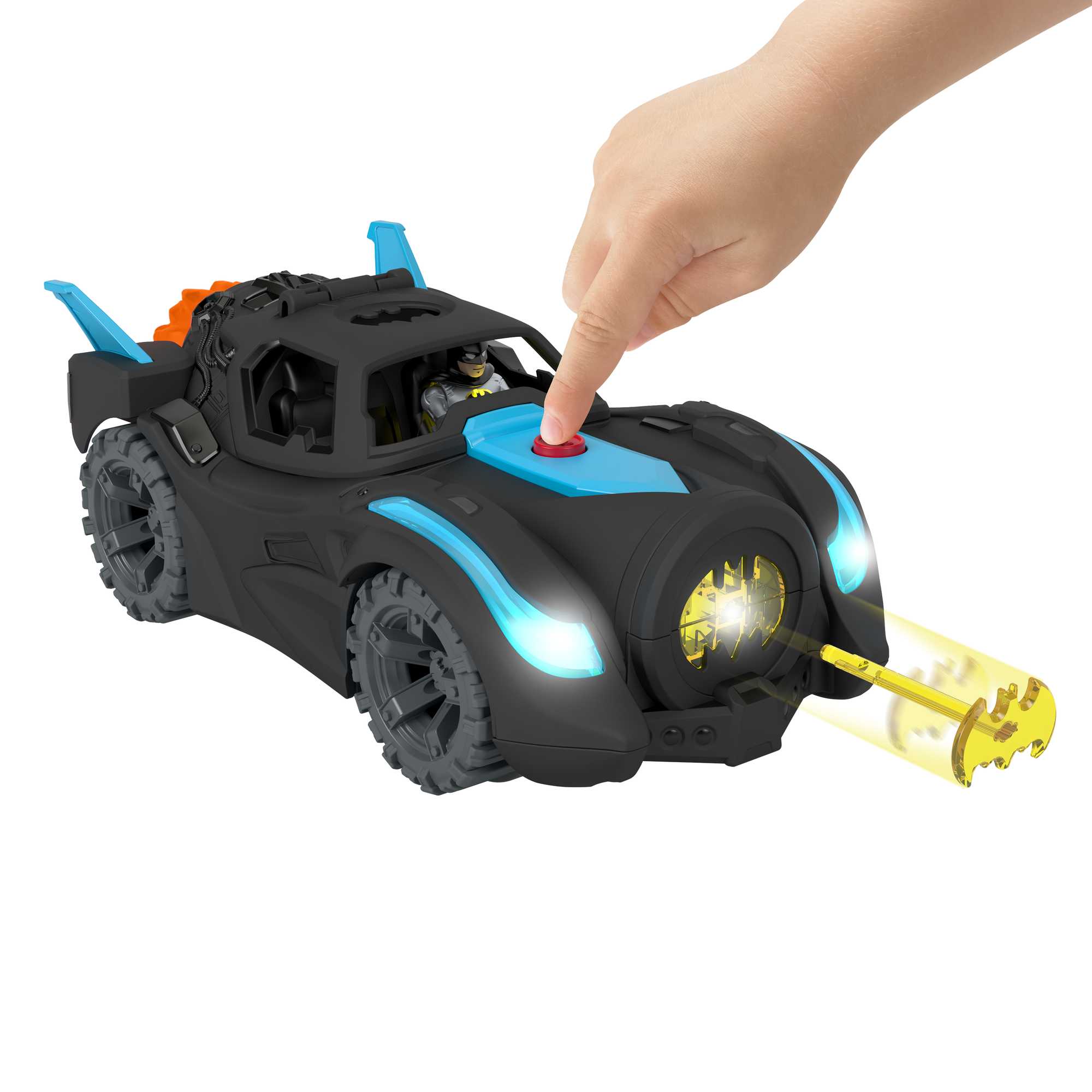 Imaginext DC Super Friends Figura de Ação Batmóvel Bat-Tech Deluxe