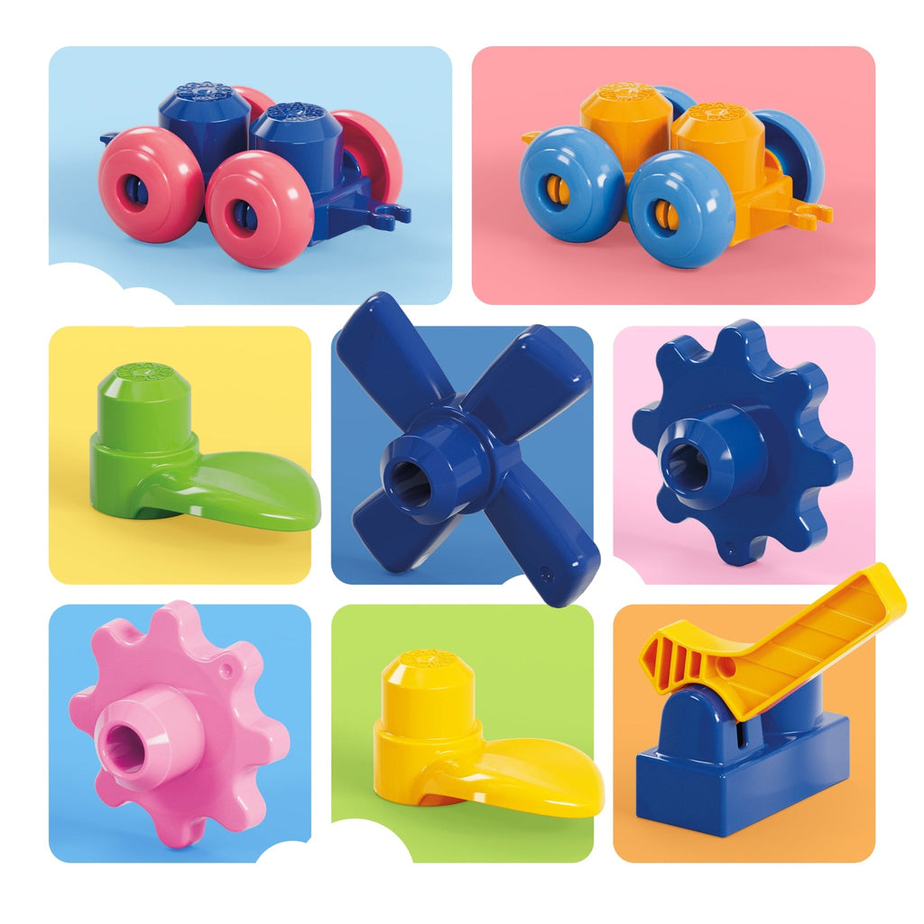 MEGA BLOKS First Builders Big Bag Of Blocks Toy Blocks With Storage Bag (130 Pieces) For Toddler