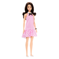 Barbie Fashionista Muñeca Vestido de Cuadros Rosa
