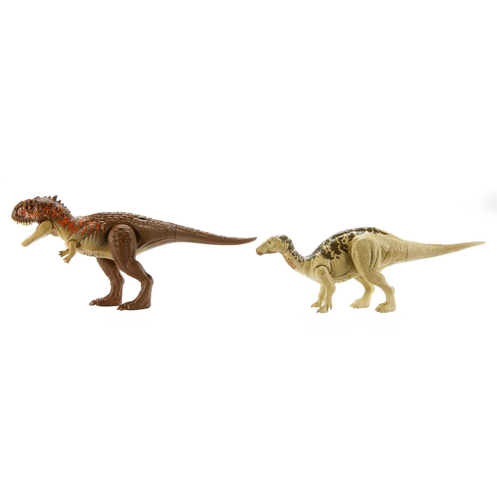 Jurassic World 2 Dinosaurs Roarin Strikers Iguanadon & Skorpiovenator