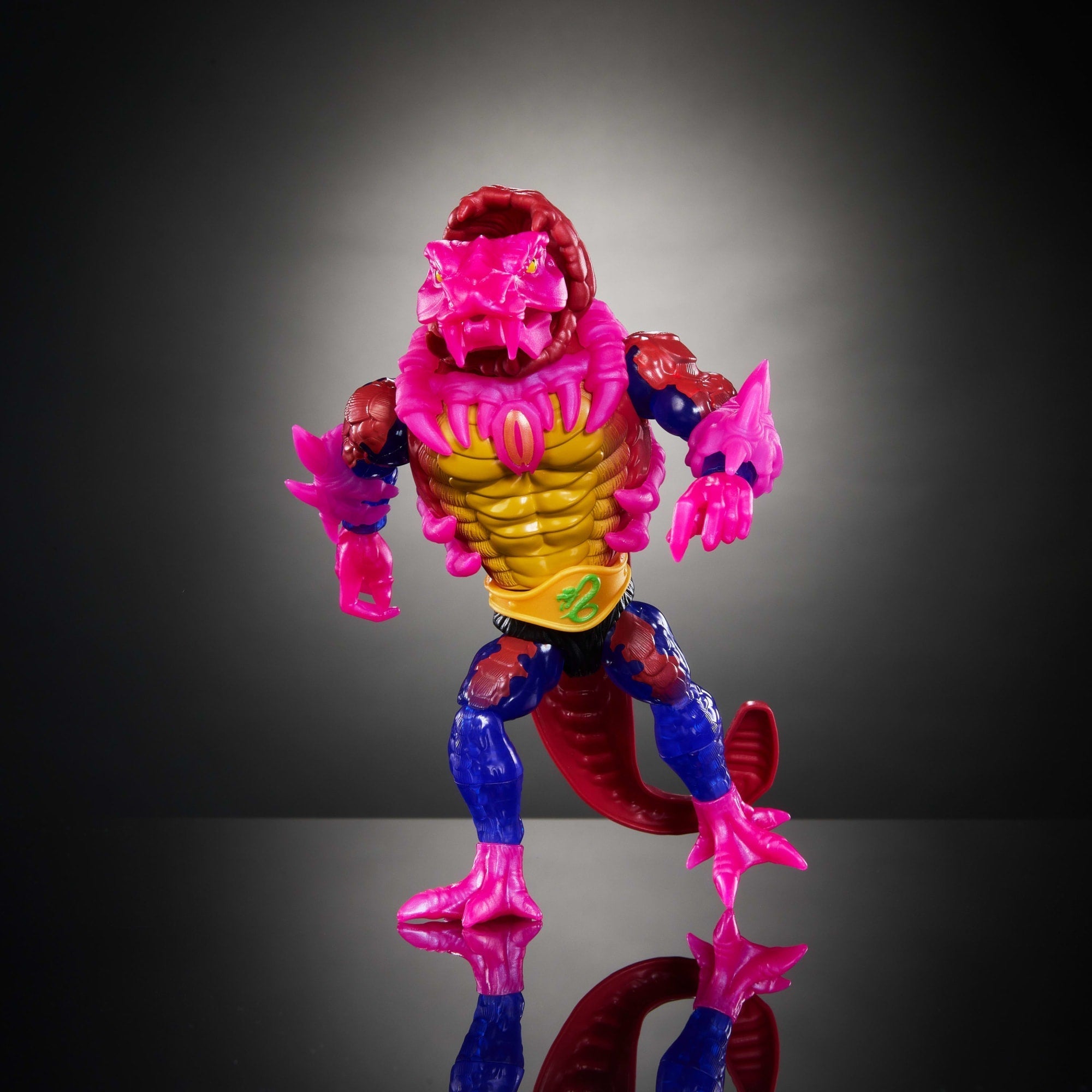Masters Universe Origins Turtles Of Grayskull Rattlor Action Figure, Tmnt MOTU Reptile Wars Toy