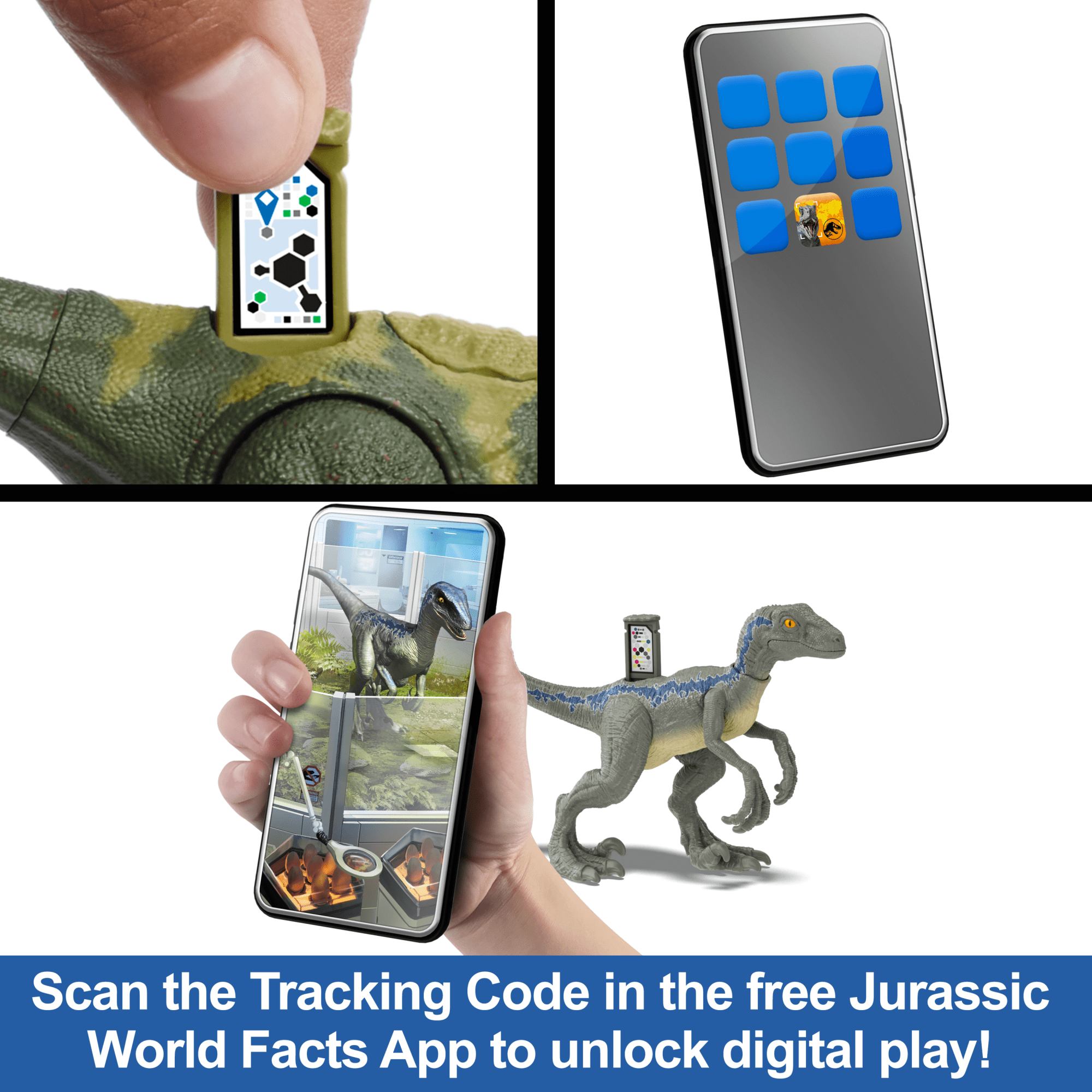 Jurassic World Chaos Theory Wild Roar Dinosaur Action Figure Toys, Strike Attack & Sound