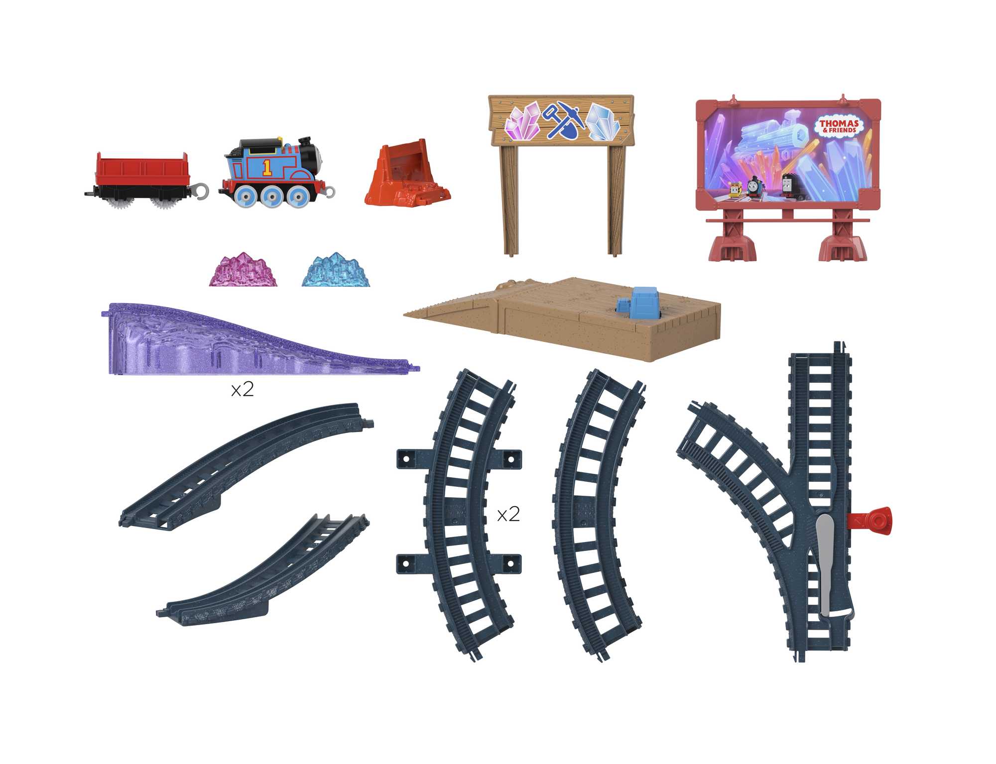 Fisher-Price Thomas et ses Amis Thomas et Les Mines de Cristaux