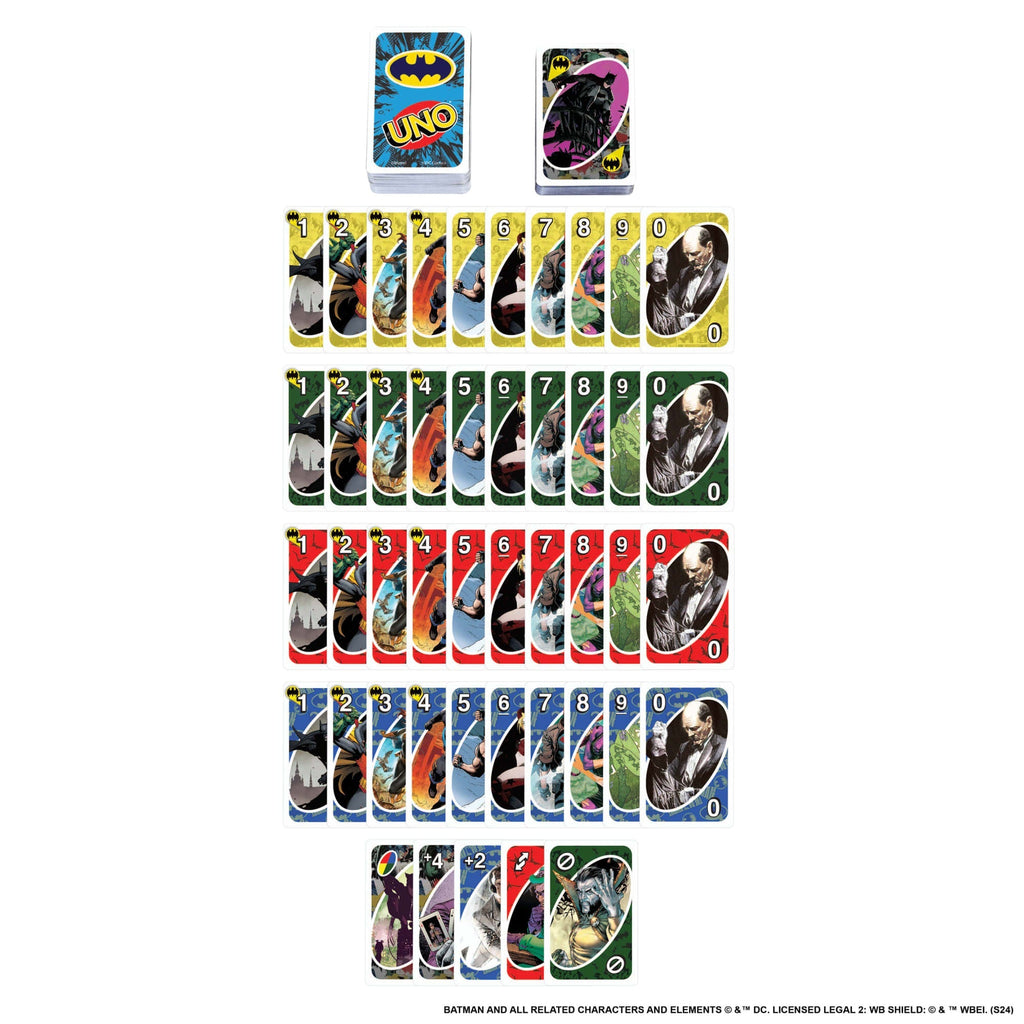 UNO Batman Card Game For Kids & Family Night