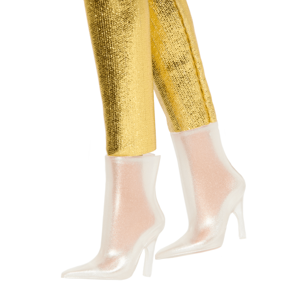Barbie Fashionista Muñeca Look Dorado