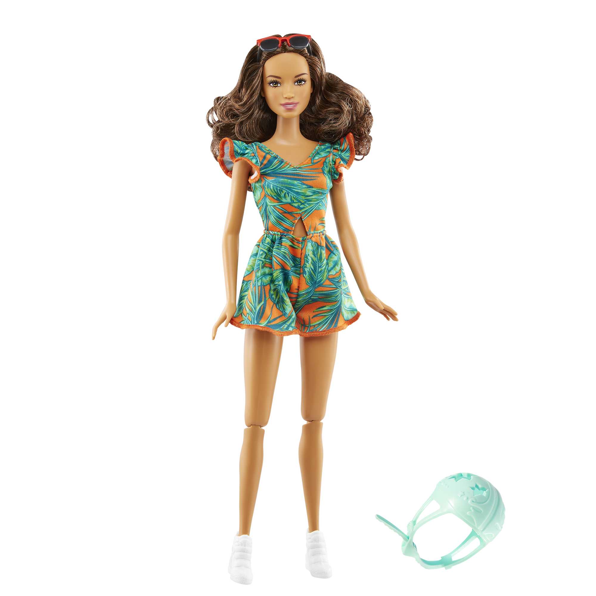 Barbie Holiday Fun Doll, Bicycle And Accessories