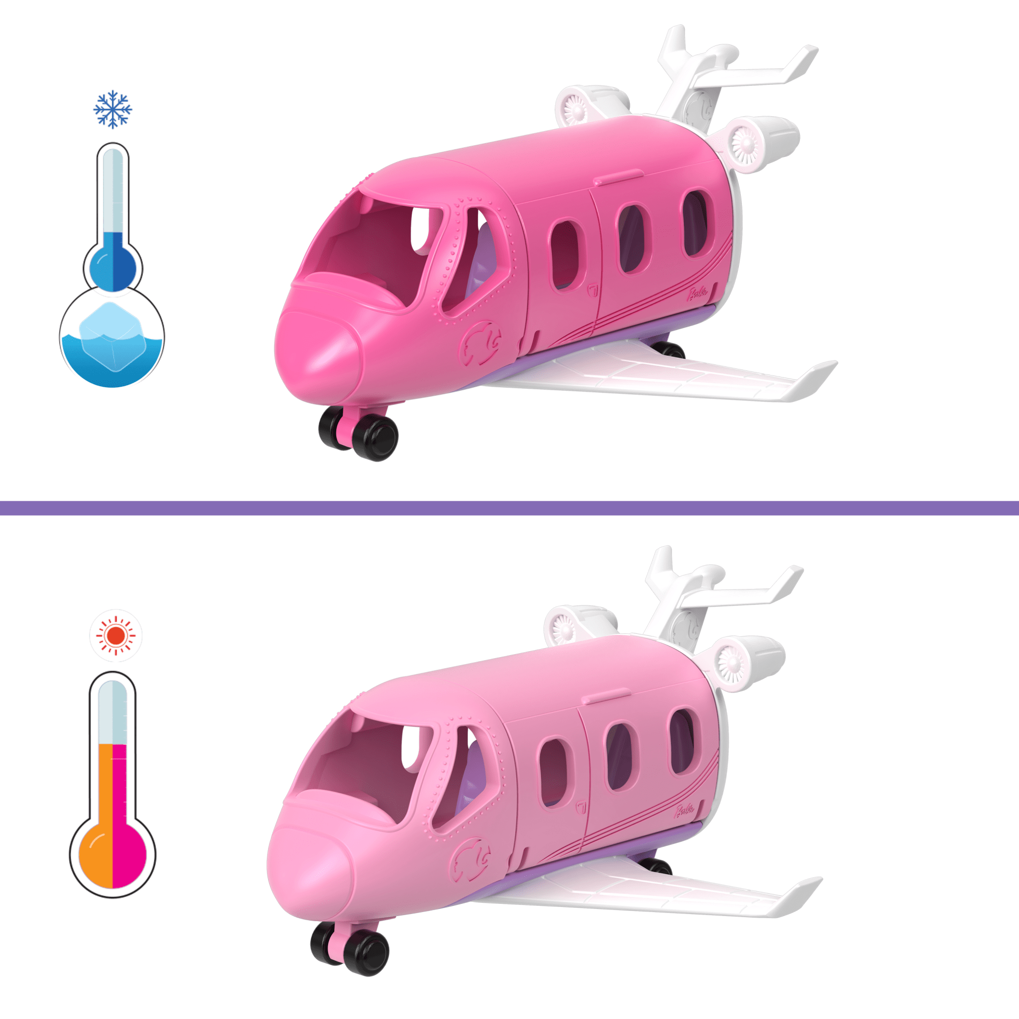 Barbie-Avion de Rêve Mini-Barbieland-Coffret Avec Avion et Poupée