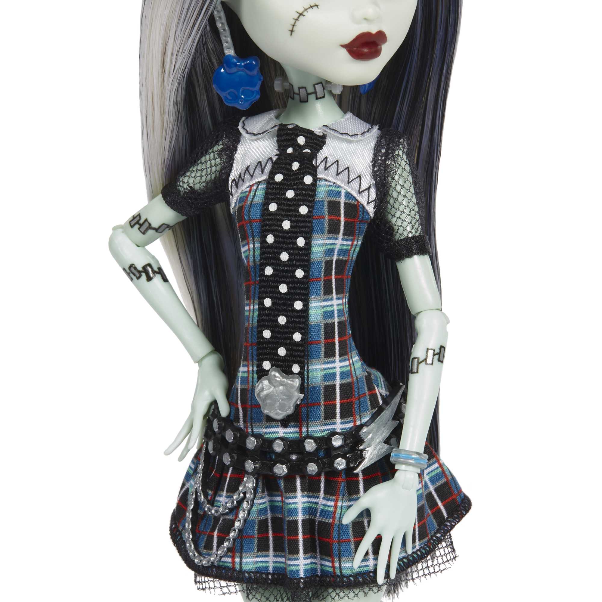 Monster High Frankie Stein Reproduction Doll With Doll Stand & Accessories
