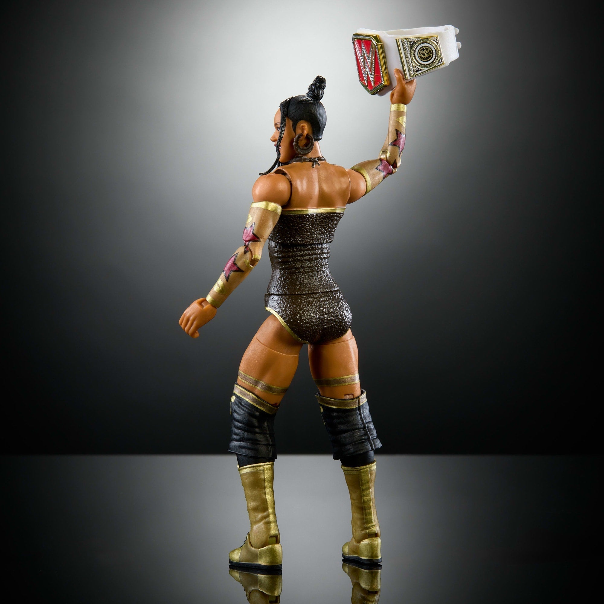 WWE Elite Collection Premium Live EVent Bianca Belair Action Figure Set, Wrestlemania Collectible