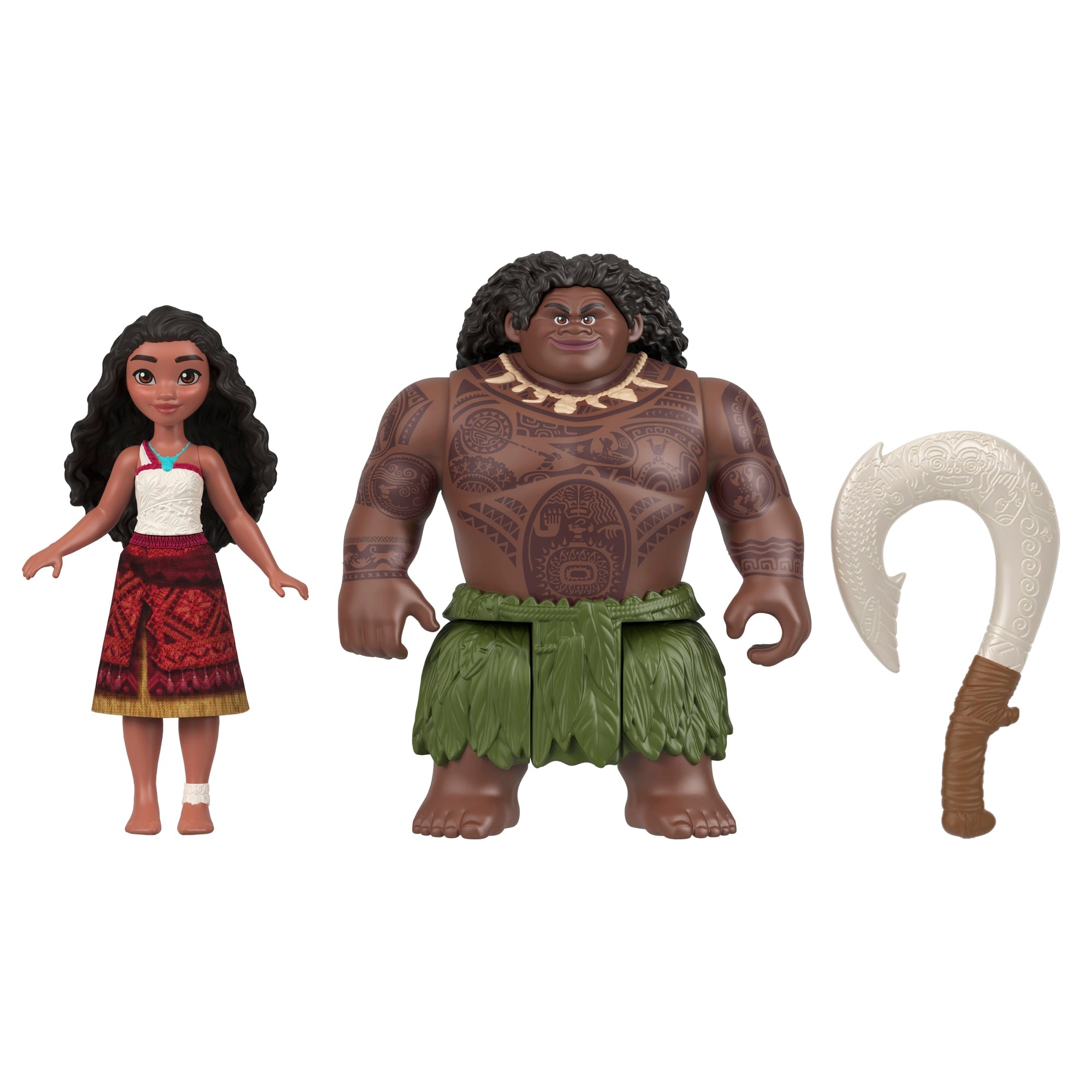 Disney Moana 2 Moana & Maui Ocean Adventures 2-Pack Small Dolls & Accessory Set