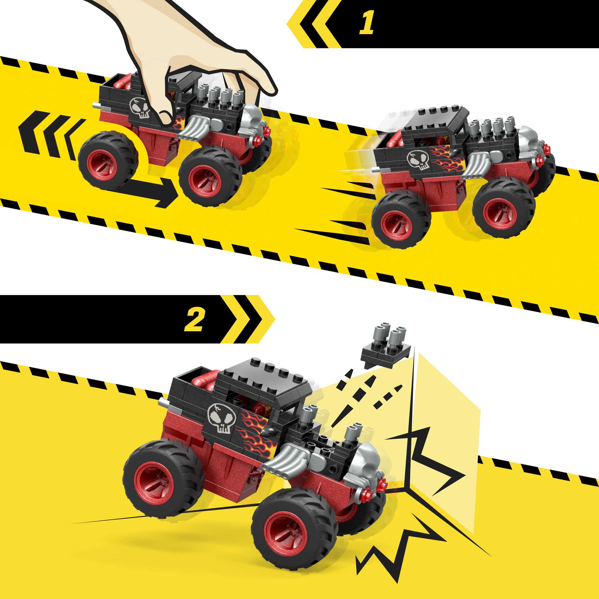 Mega™ Hot Wheels® Smash & Crash Parcours Bone Shaker™